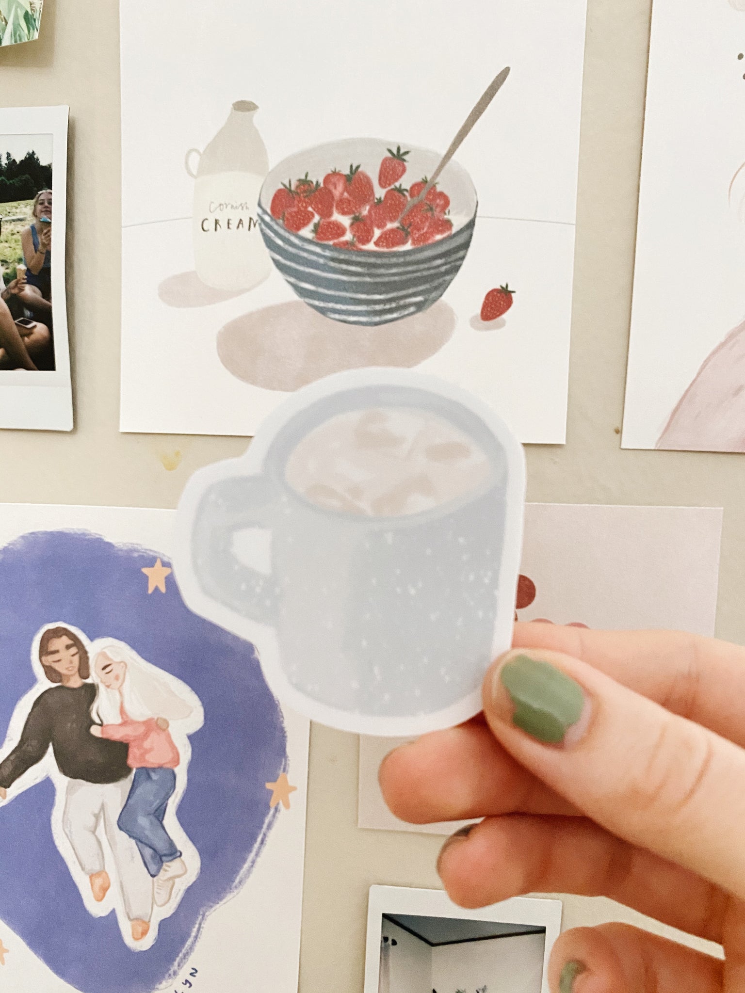 hot cocoa sticker